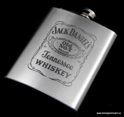 Nerezová placatka Jack Daniels
